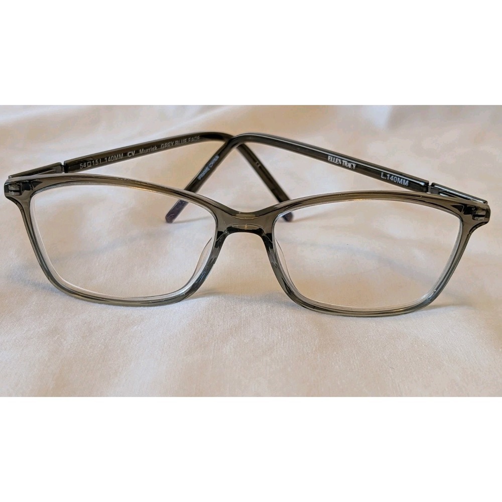 Ellen Tracy Grey Blue Fade Cat Eye Glasses Murrisk 54 15 140‎ Frames Only